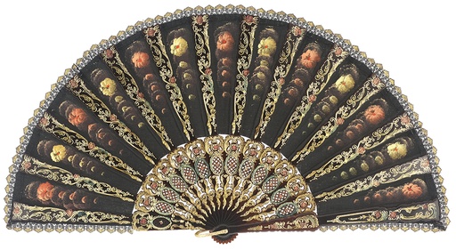 [485] Abanico plástico colección