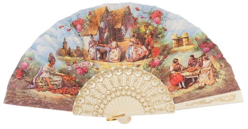 [509] Abanico plástico colección