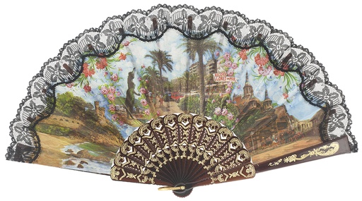 [770] Abanico plástico colección