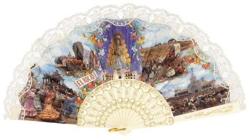 [772] Abanico plástico colección