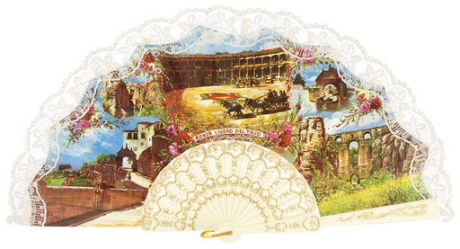 [1010] Abanico plástico colección