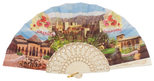 [1017/1] Abanico plástico colección