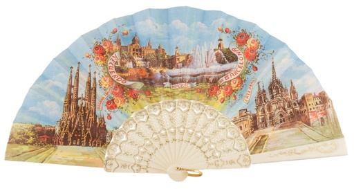 [120/1] Abanico plástico colección