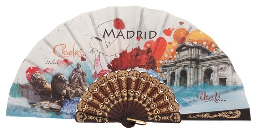 [259/1] Abanico plástico colección
