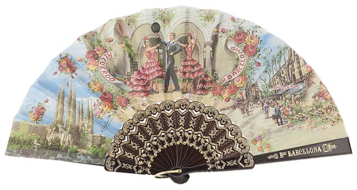 [261/1] Abanico plástico colección