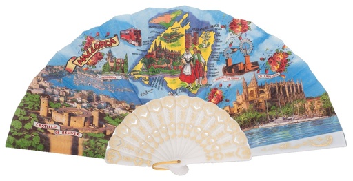[262/1] Abanico plástico colección