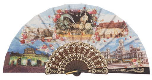 [267/1] Abanico plástico colección