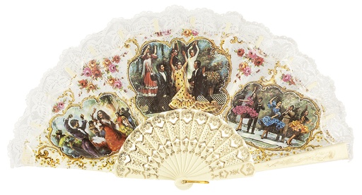 [277/3] Abanico plástico colección