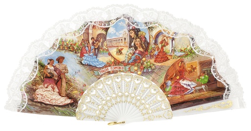 [280/1] Abanico plástico colección