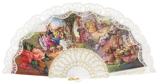 [280/3] Abanico plástico colección