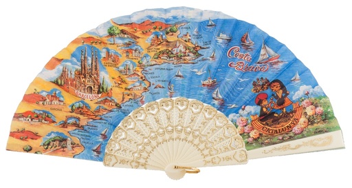 [283/1] Abanico plástico colección