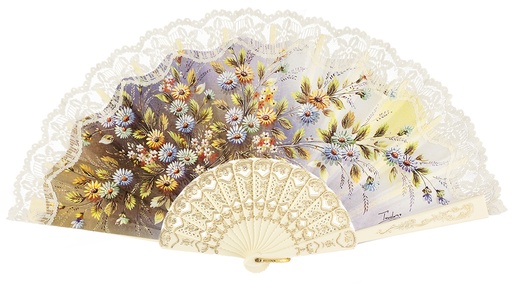 [286/8] Abanico plástico colección