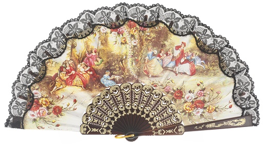 [289/2] Abanico plástico colección