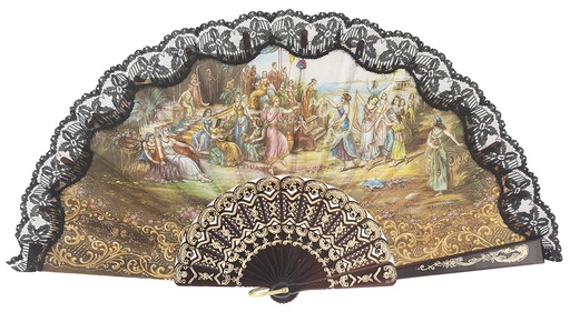 [289/3] Abanico plástico colección