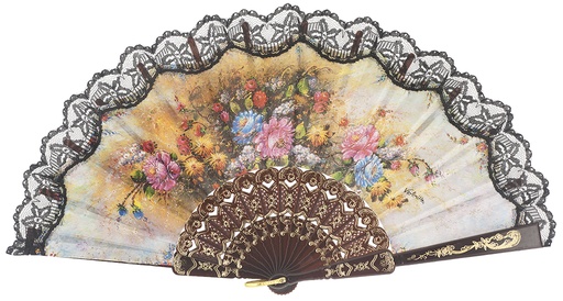 [291/8] Abanico plástico colección