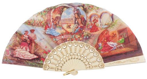 [518/1] Abanico plástico colección