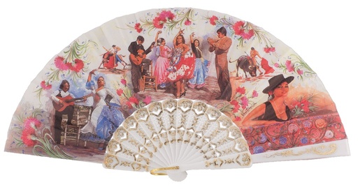 [519/1] Abanico plástico colección