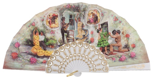 [519/7] Abanico plástico colección