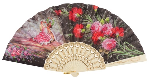 [519/9] Abanico plástico colección