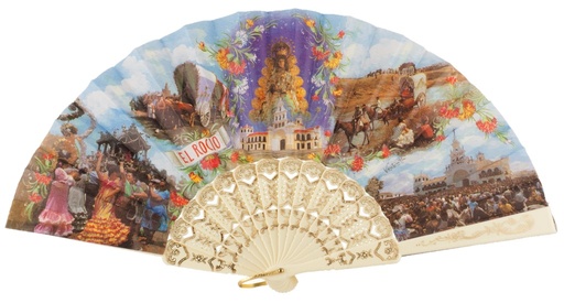 [772/1] Abanico plástico colección