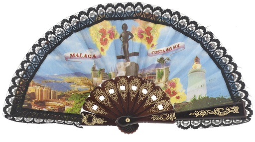 [1008/2] Abanico plástico mini Málaga