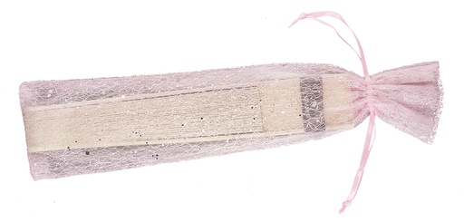 [6052] Funda abanico organza
